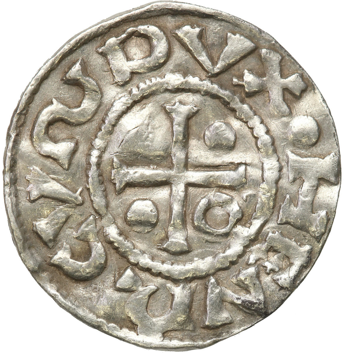 Niemcy, Bawaria  Ratyzbona. Henryk II Kłótnik 955-975 / 985-995. Denar